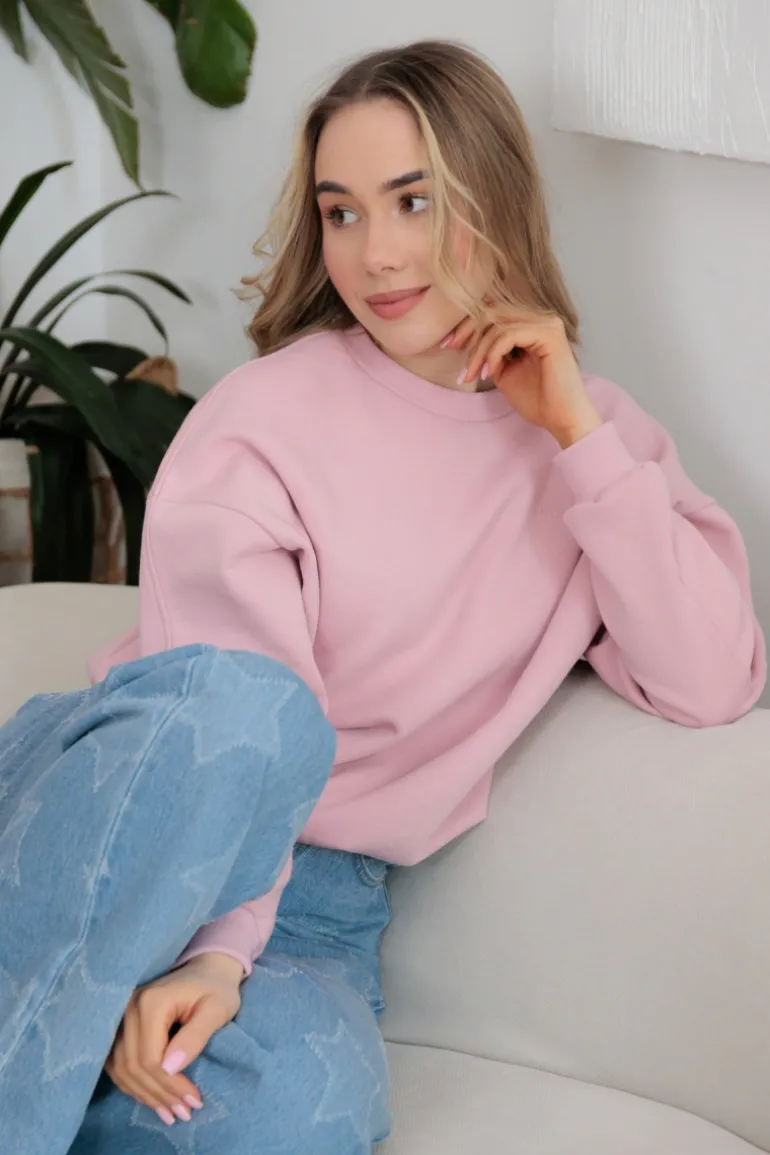 Bluza Sidney Light Pink Logo