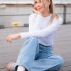 Bluzka Hazel White