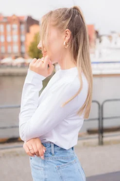 Bluzka Hazel White