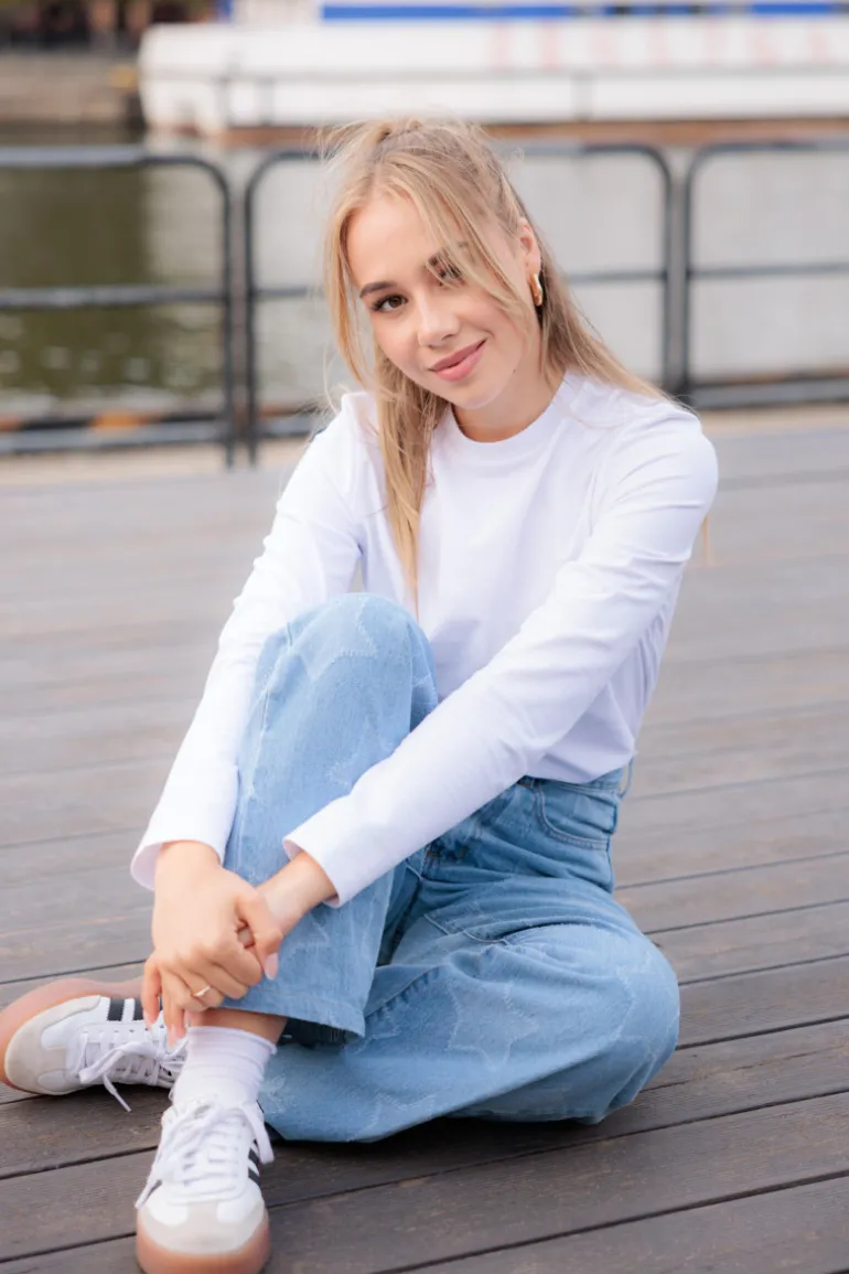 Bluzka Hazel White