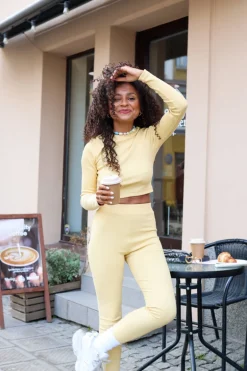 Bluzka Kisha Long Sleeve Banana