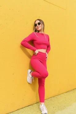 Bluzka Kisha Long Sleeve Magenta