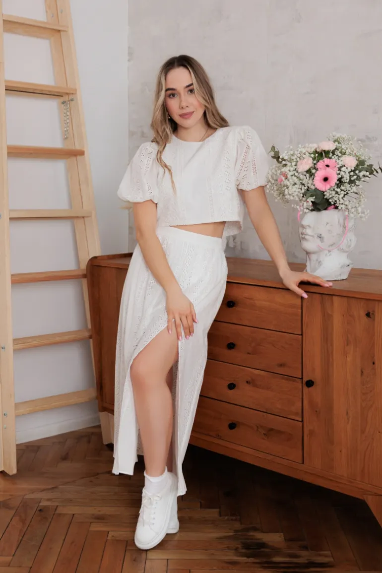 Bluzka Lesli White