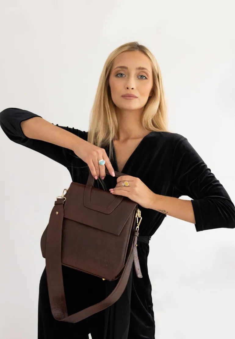 Brązowa Torebka Clementina