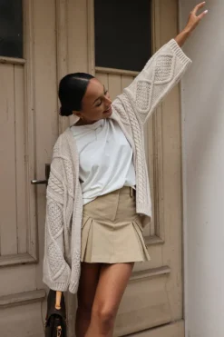 Kardigan Emily Natural Beige