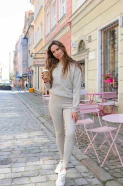 Legginsy Clare Beige