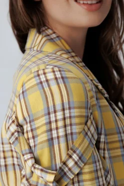 Marynarka Cyndy Yellow Check