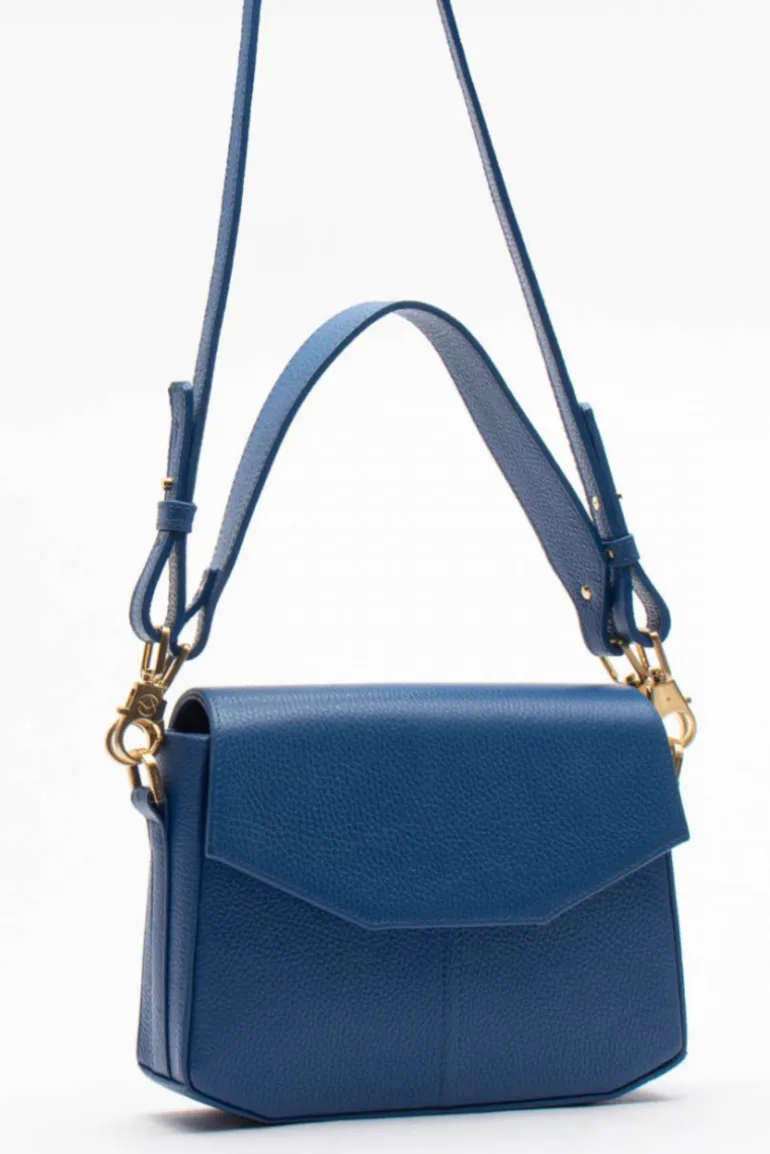 Niebieska Mała Torebka Crossbody Lucia