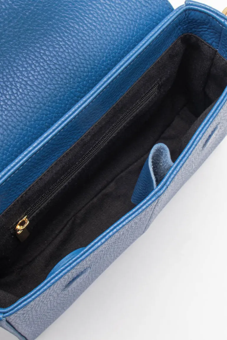 Niebieska Mała Torebka Crossbody Lucia