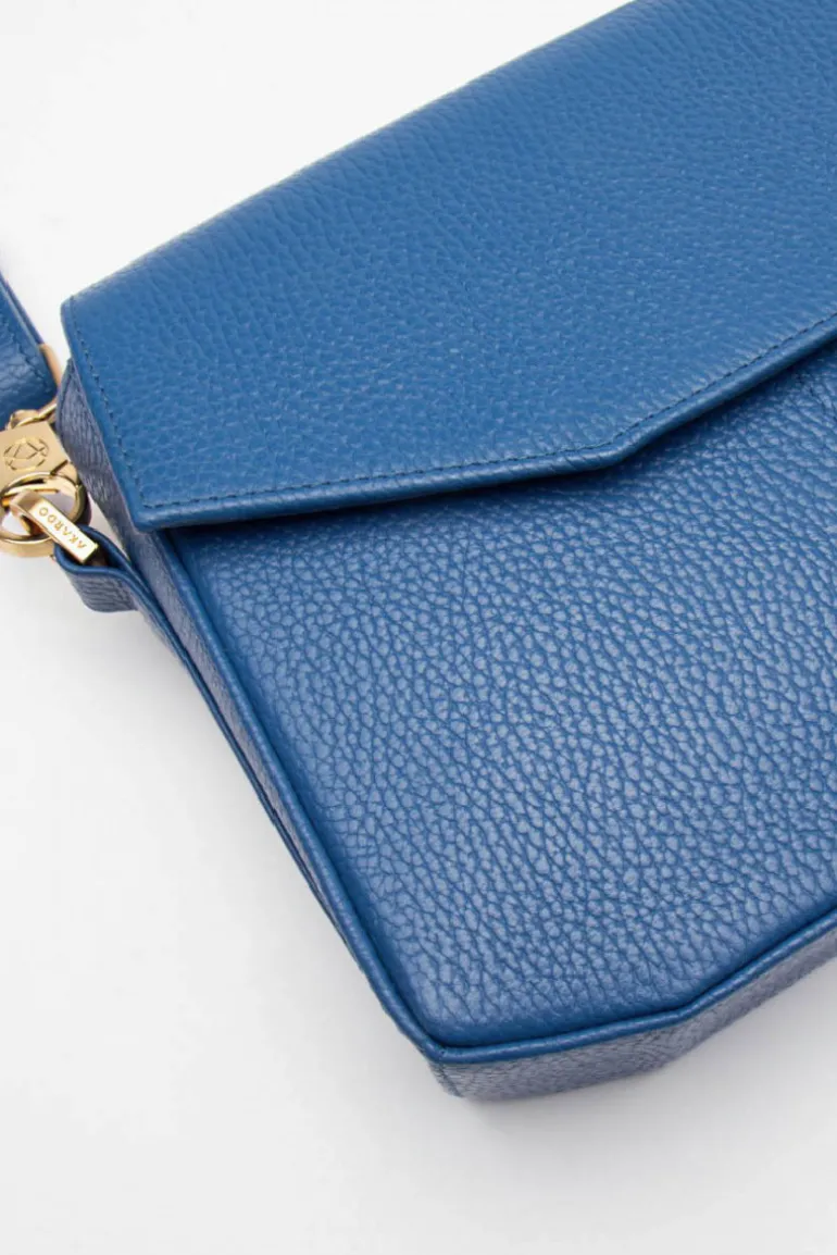 Niebieska Mała Torebka Crossbody Lucia