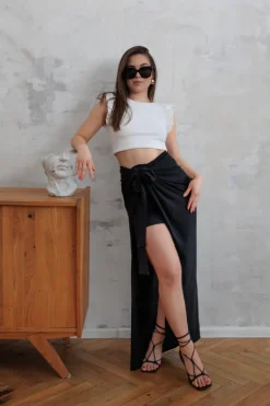 Spódniczka Tameka Long Black