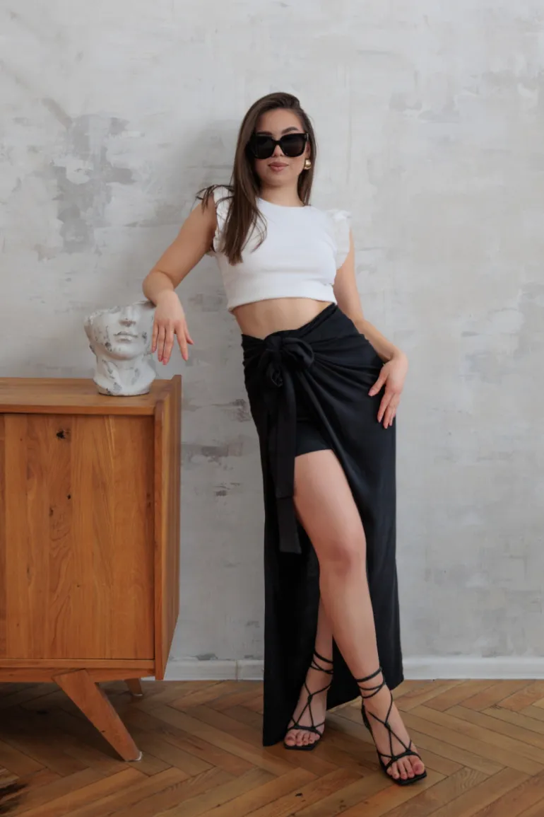 Spódniczka Tameka Long Black