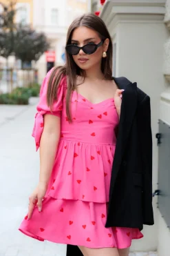 Sukienka Amelia Pink Hearts