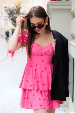 Sukienka Amelia Pink Hearts