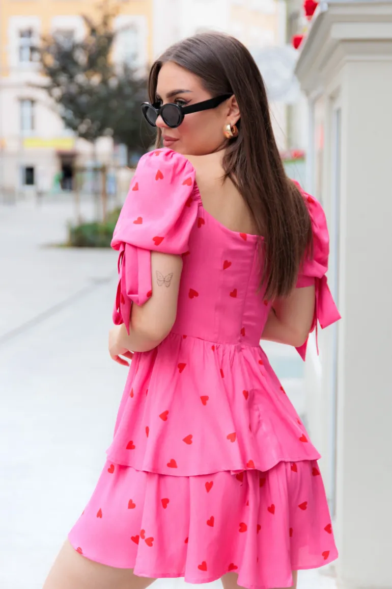 Sukienka Amelia Pink Hearts