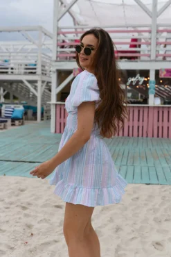 Sukienka Ashlie Pastel Stripes