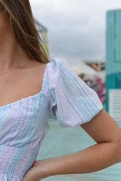 Sukienka Ashlie Pastel Stripes