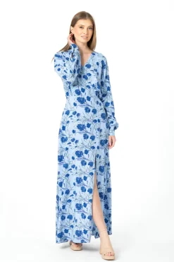 Sukienka Ayla Blue Flowers