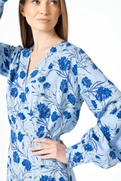 Sukienka Ayla Blue Flowers