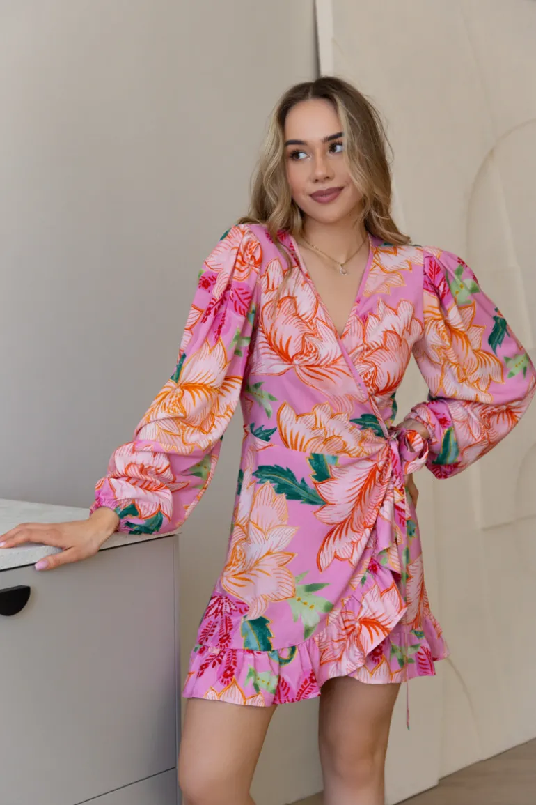 Sukienka Camila Pink Flowers