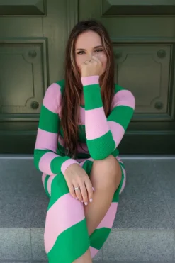 Sukienka Clara II Pink- Green