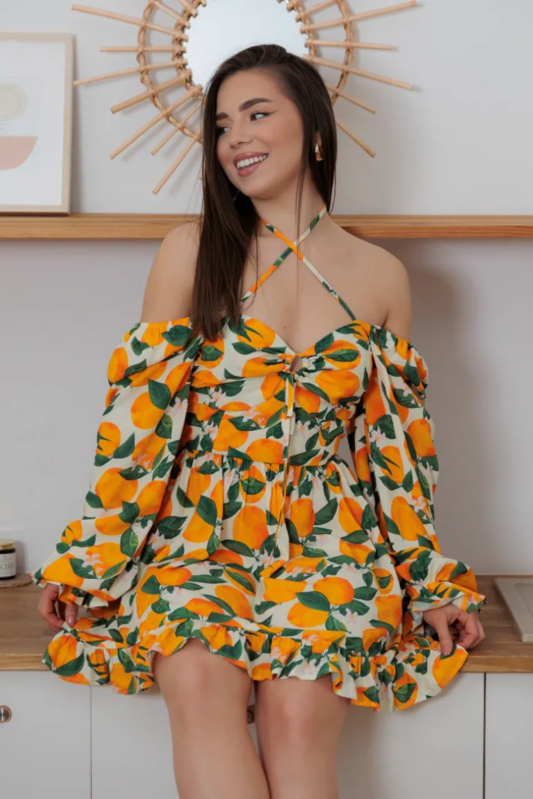 Sukienka Simona Orange