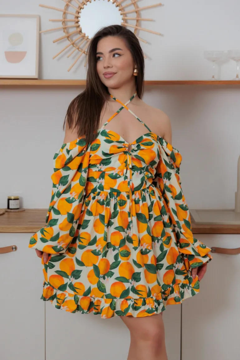 Sukienka Simona Orange