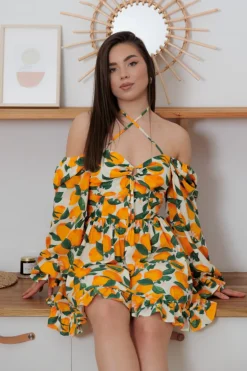 Sukienka Simona Orange