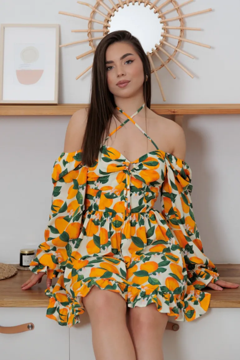 Sukienka Simona Orange