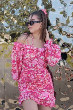 Sukienka Sydney Pink Flowers