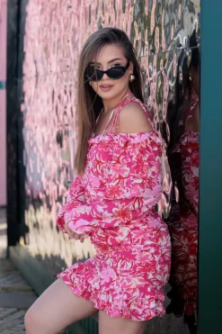 Sukienka Sydney Pink Flowers
