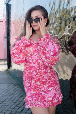 Sukienka Sydney Pink Flowers