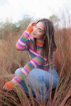Sweter Jeffie Stripes