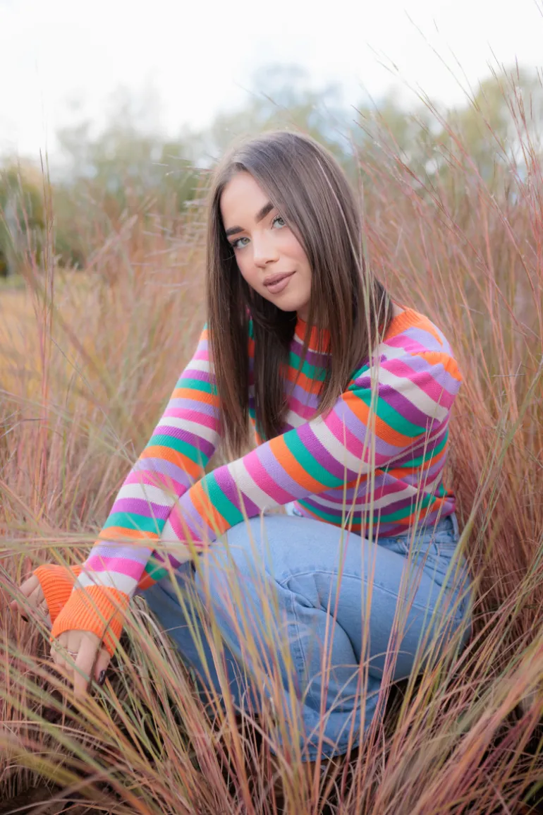 Sweter Jeffie Stripes