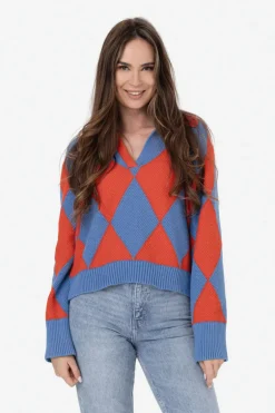 Sweter Maddie Cobalt Bloom
