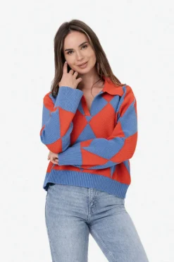 Sweter Maddie Cobalt Bloom