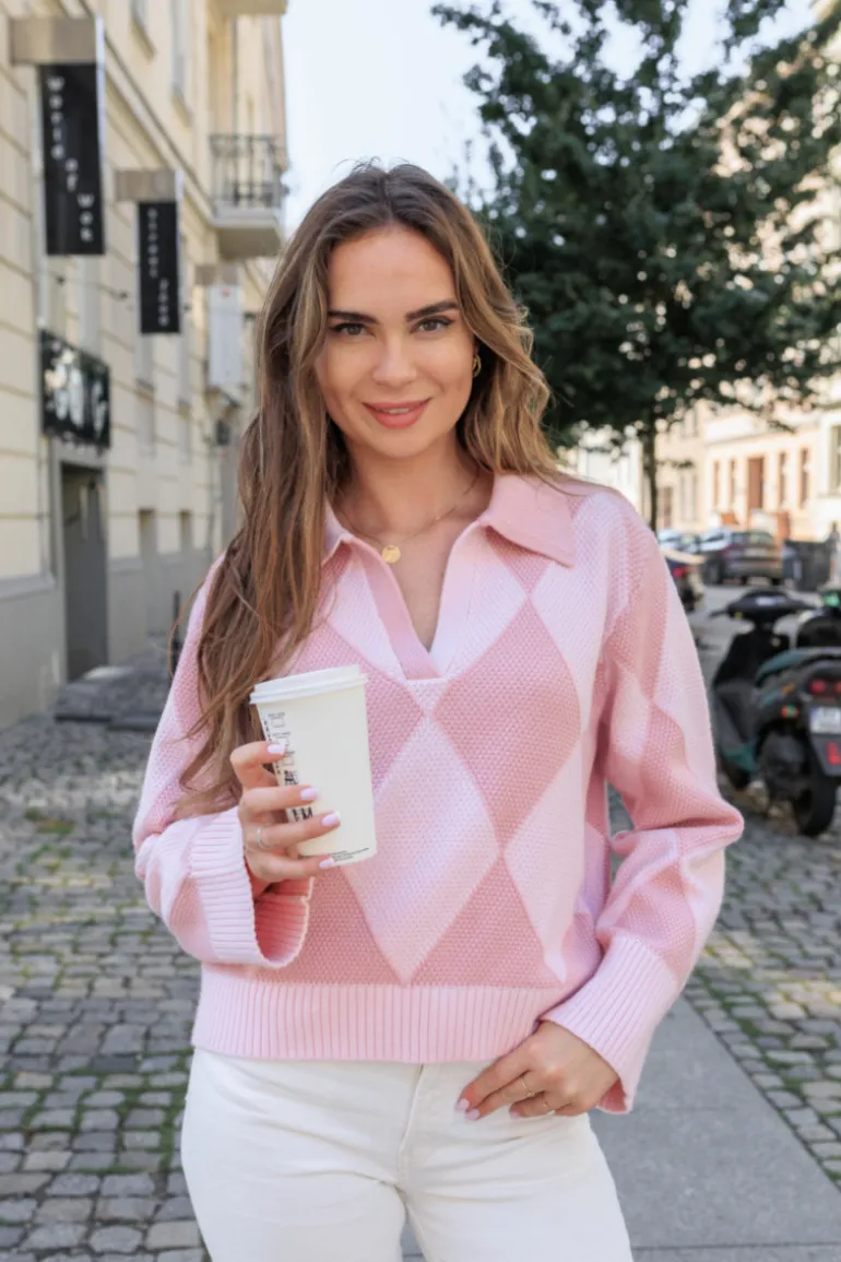 Sweter Maddie Dusty Pink