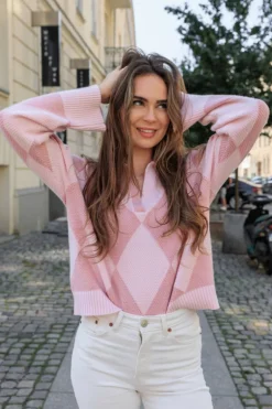 Sweter Maddie Dusty Pink