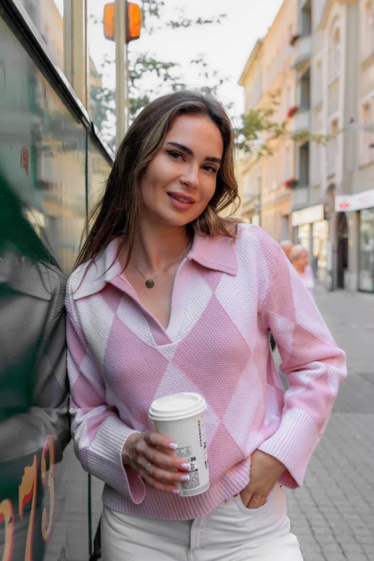Sweter Maddie Dusty Pink
