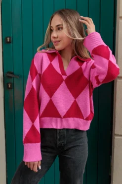 Sweter Maddie Pink