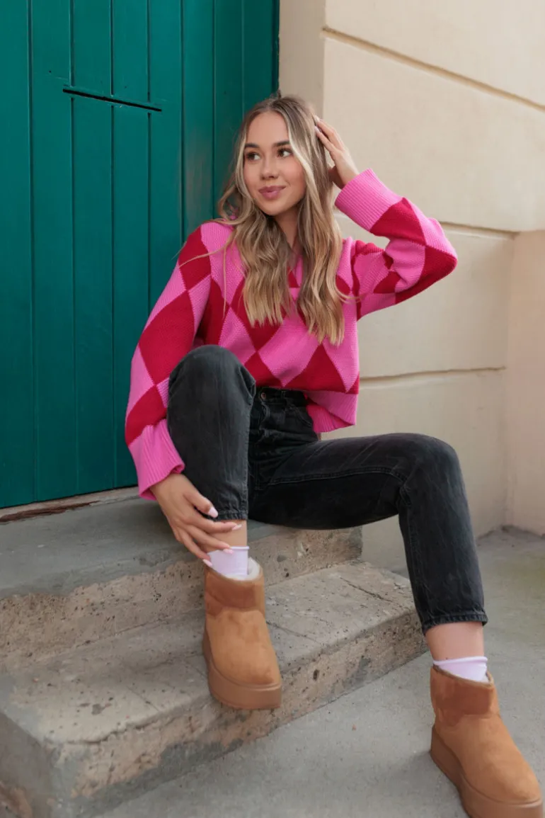 Sweter Maddie Pink