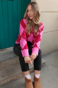 Sweter Maddie Pink