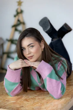 Sweter Maddie Pistachio