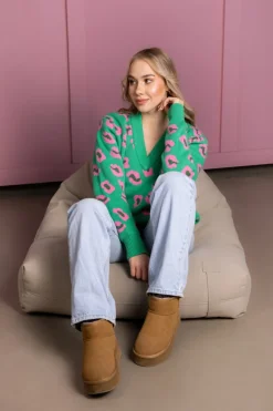 Sweter Robbin Green Panther