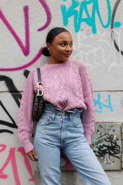 Sweter Ruby Pink Melange