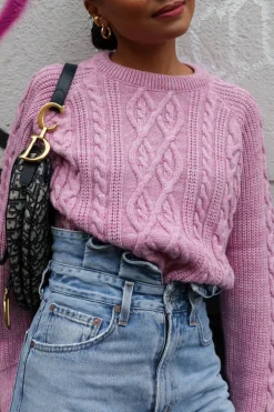 Sweter Ruby Pink Melange