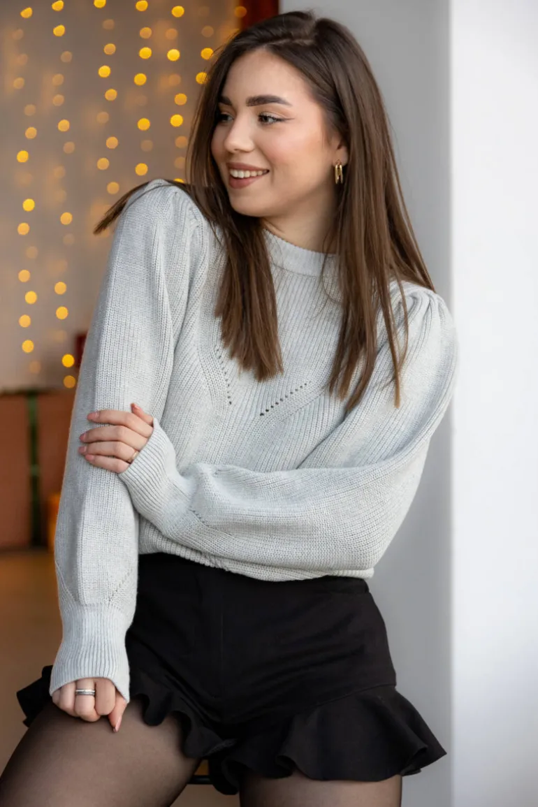 Sweter Tracie Light Grey