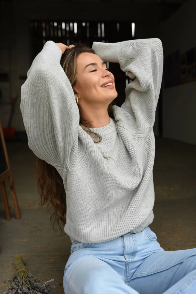 Sweter Tracie Light Grey