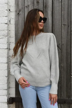 Sweter Tracie Light Grey