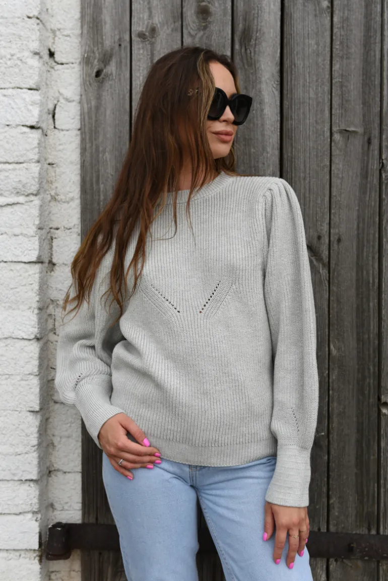 Sweter Tracie Light Grey